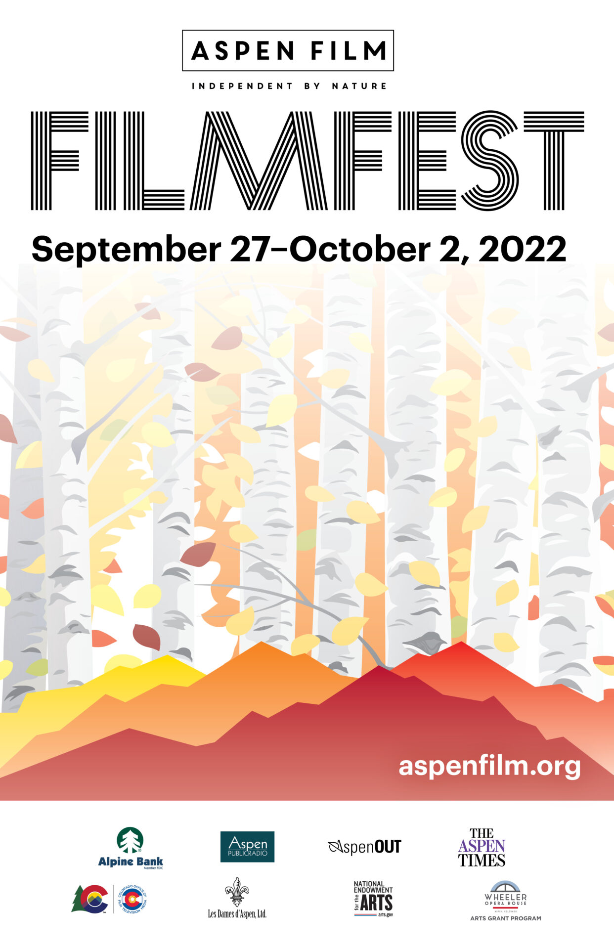A SEPTEMBER TO REMEMBER IN FILM: ASPEN FILM ANNOUNCES PROGRAM FOR 43rd ANNUAL FILMFEST